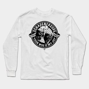 Original Schadenfreude logo by Tai's Tees Long Sleeve T-Shirt